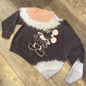 Disney Gray Graphic Boxy Hoodie